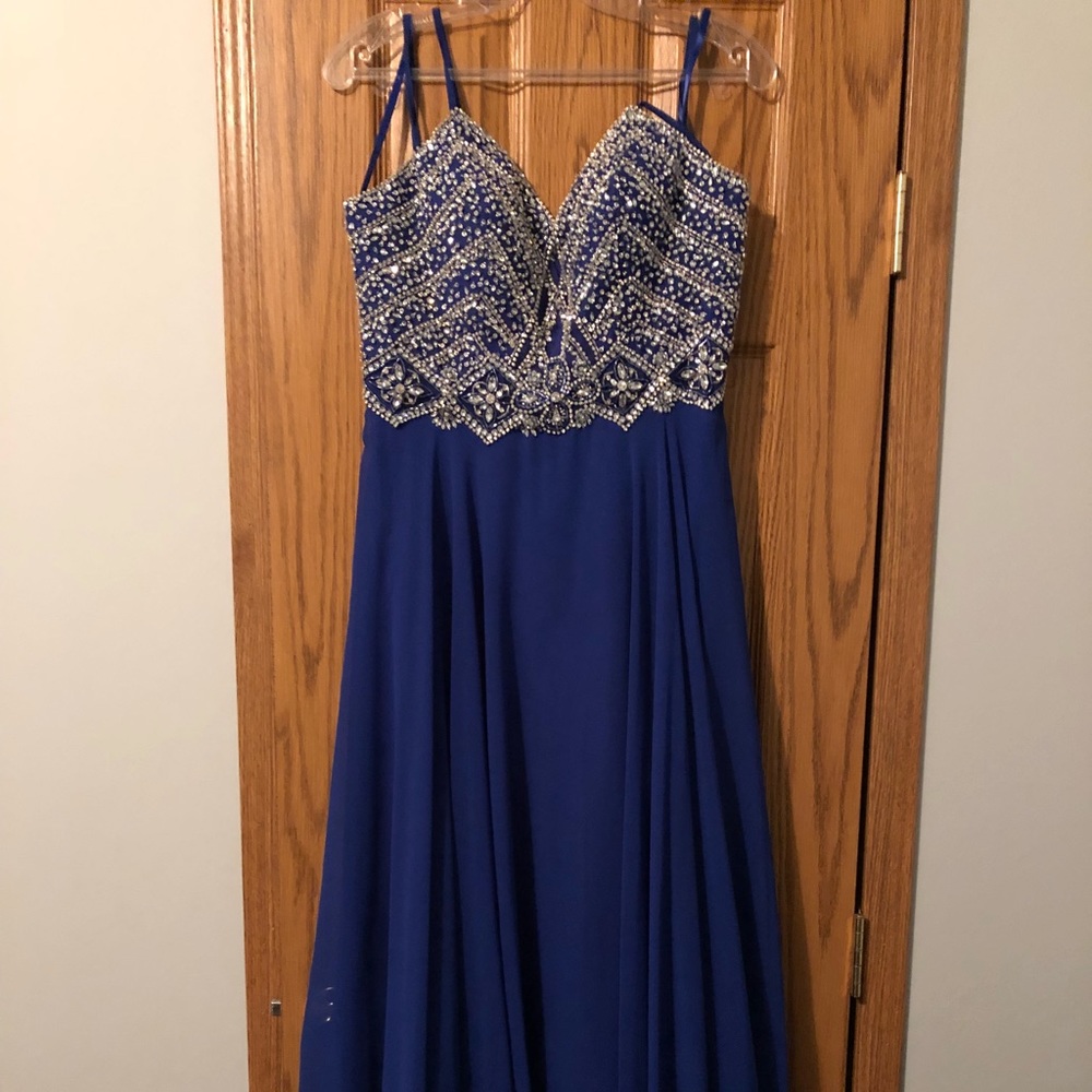 Beautiful beaded prom dress